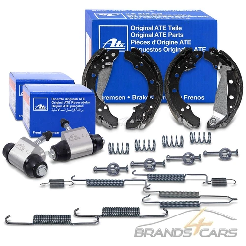 ATE BREMSBACKENSATZ+BREMSZYLINDER HINTEN FÜR AUDI SEAT IBIZA SKODA FABIA VW POLO