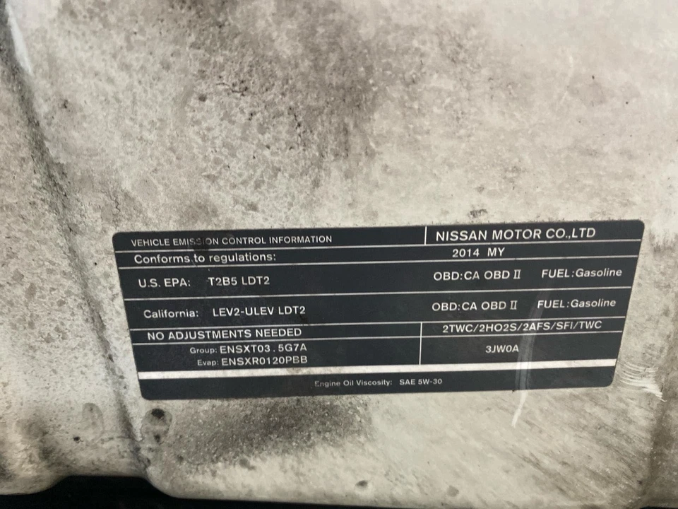 Engine Assembly NISSAN QUEST 13 14 Foto 2 de 2