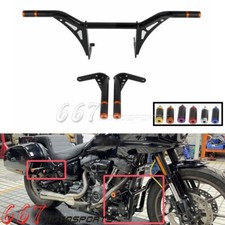 Barra de choque delantera y protector de alforja para Harley Low Rider ST FXLRST 117 2022-2025