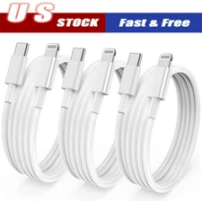 1-3 PACK Fast Charger Cable Type USB C PD Cord to For iPhone 14 13 12 11 Pro Max