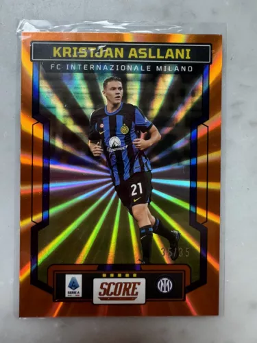 Kristjan Asllani/35 Orange Laser FC Inter Score Panini Serie A 2023/24