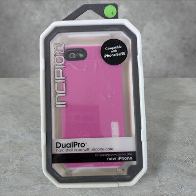 Incipio DualPro Hard Shell Case with Silicone Core Apple iPhone 5s/SE - Pink T7