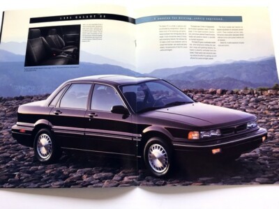 1993 Mitsubishi Galant Original Car Sales Brochure Catalog | eBay