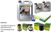 Inspektionskit Filter Liqui Moly ÖL 7L 5W-30 FüR Ford Focus Ii Turnier Da_ 1.8