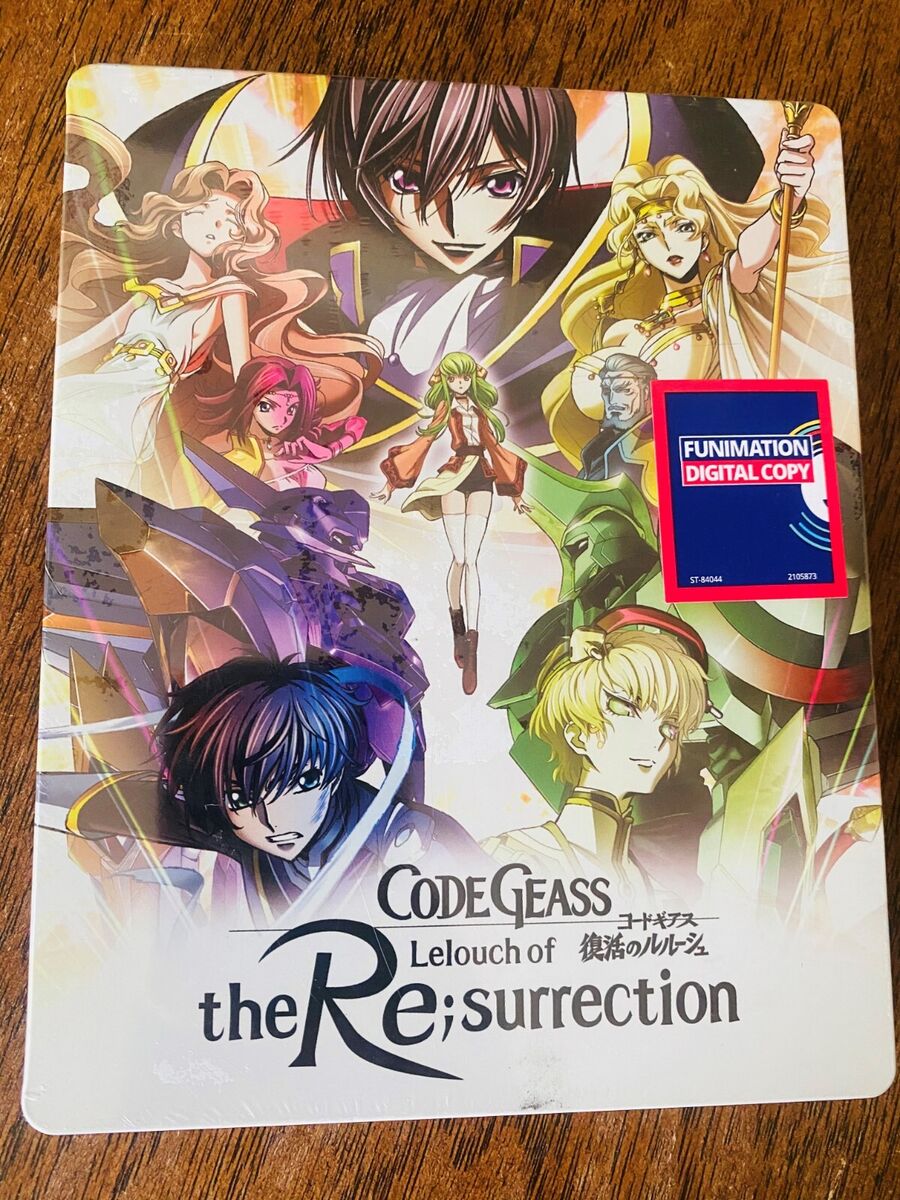 Code Geass Lelouch of the Resurrection Steelbook DVD/Blu-ray New Sealed