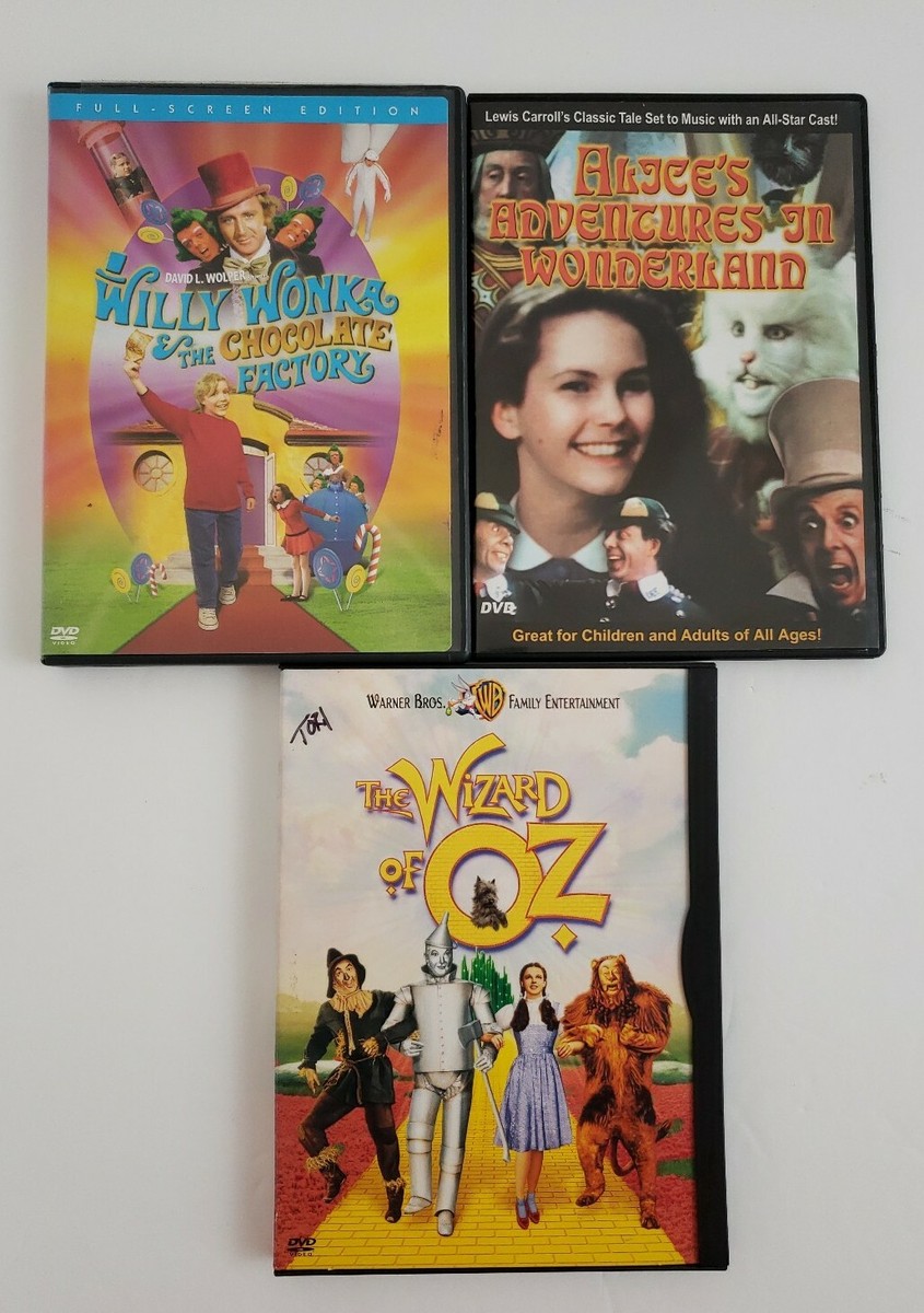 The Wizard of Oz/Willie Wonka &The Chocolate Factory/Alice's