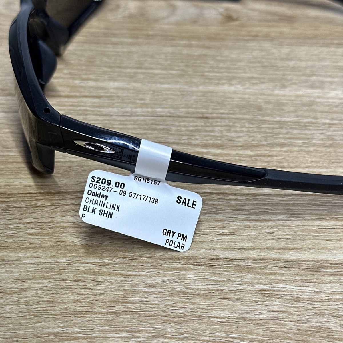 OAKLEY Chainlink Black Ink Blk Iridium Polarized OO9247-09 57-17