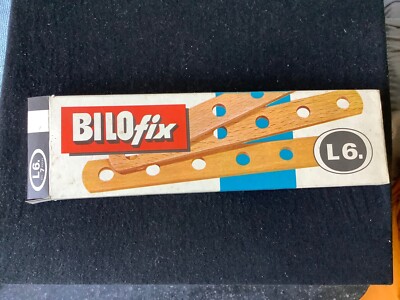 Vintage BILOfix L6  Konstruktionssielzeug Zug ''unbespielt'' (CR676-25R13/14)