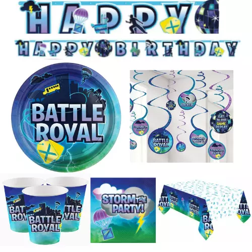 Fortnite Party Battle Royal Party Supplies Fortnite Gaming Tableware Decorations
