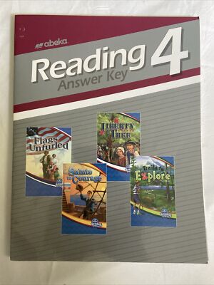 abeka Reading 4 Answer Key Like New Homeschool Education Teacher | eBay