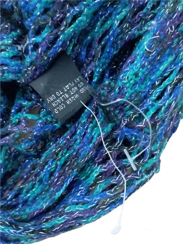 🆕STEVE MADDEN Blue Womens Scarf Wrap NWT - Picture 2 of 5
