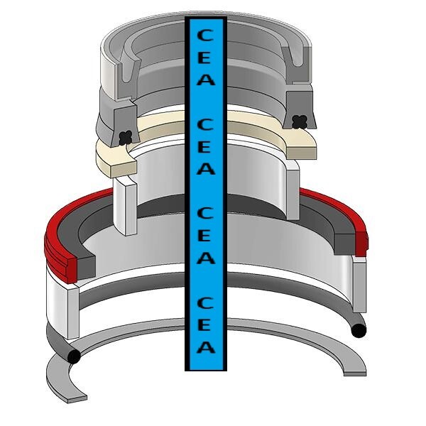 Kit Guarnizioni Per Cilindro Benna Case 580SK 580SL 580SM 590 590SL - Ricambio Aftermarket 1542923C2 - Foto 4