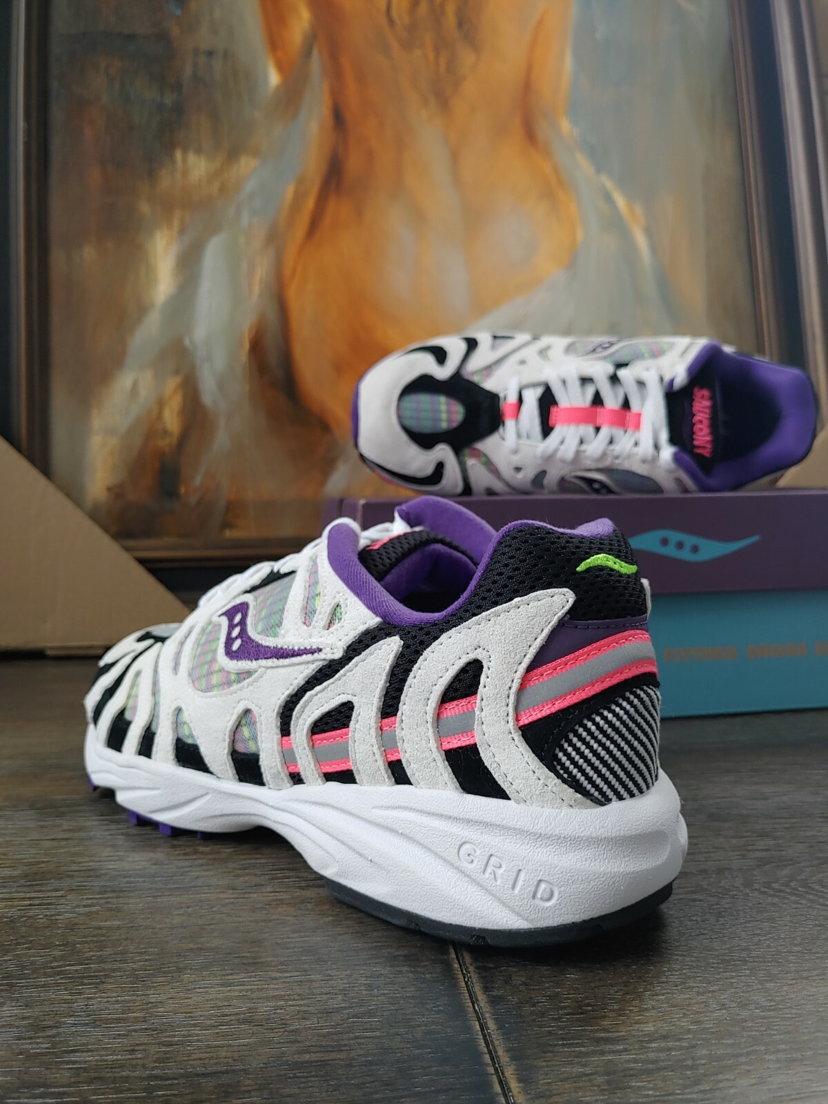 に初値下げ！ サッカニー メンズ スニーカー シューズ Saucony Grid