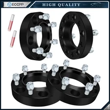 4 Pcs 1.25 inch Hubcentric Wheel Spacers 6x5.5 For Toyota Tacoma 6 Lug 2002-2023