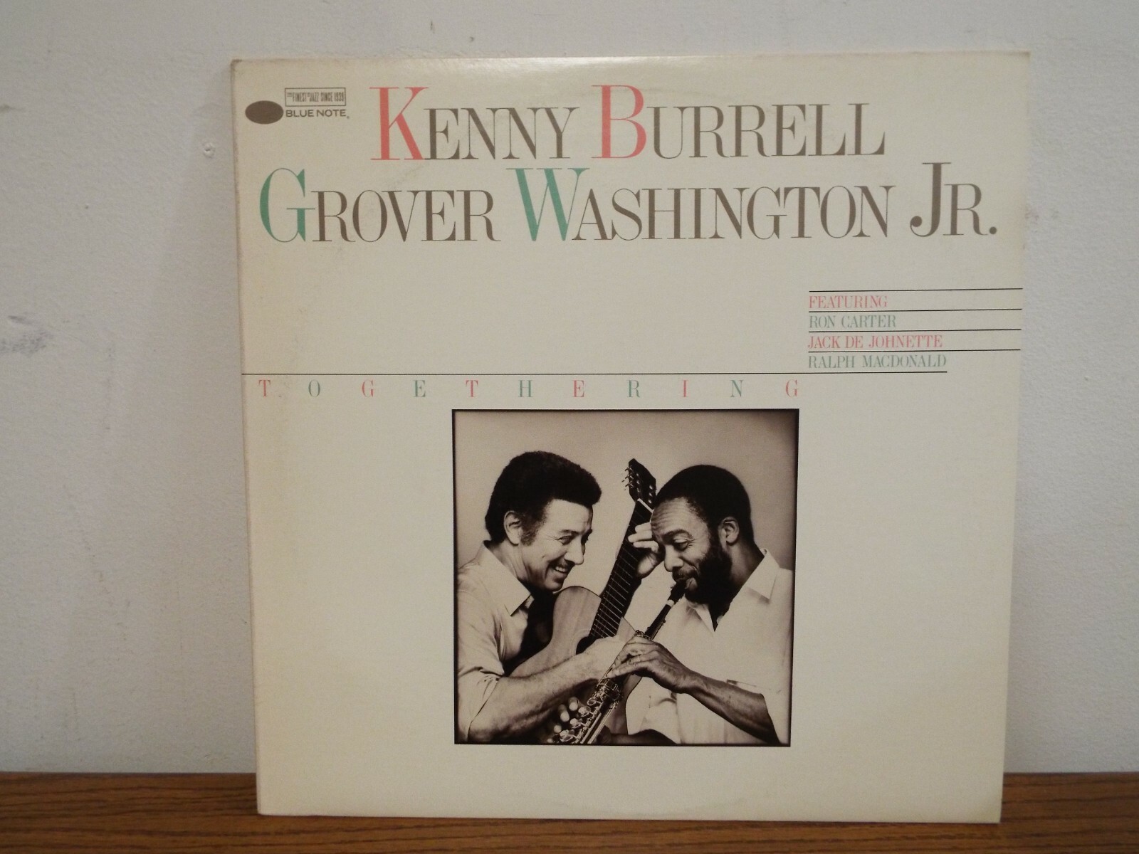 KENNY BURRELL GROVER WASHINGTON JR. RON CARTER TOGETHERING JAZZ LP VINYL  ALBUM | eBay