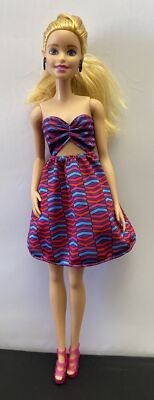 Blonde BARBIE Model Pose Doll MATTEL 2015 2013 Fashionistas Restyled
