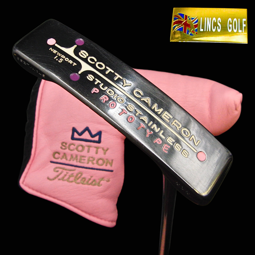 Putter Scotty Cameron Titleist Newport 1.5 Custom - Play Or Perish - RH 34 Pouces