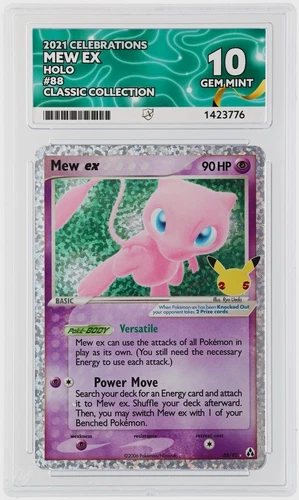 Mew ex 88/92 - Pokemon 25th Celebrations Classic Collection Holo - ACE 10