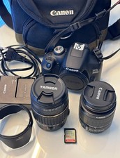 Canon EOS 2000D DSLR Camera Kit  EF-S 18-55mm  Tamron 18-200mm  Accessories  