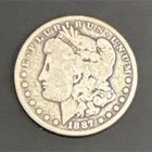 1887-O Morgan Silver Dollar $1 90% Silver Business Strike Philadelphia