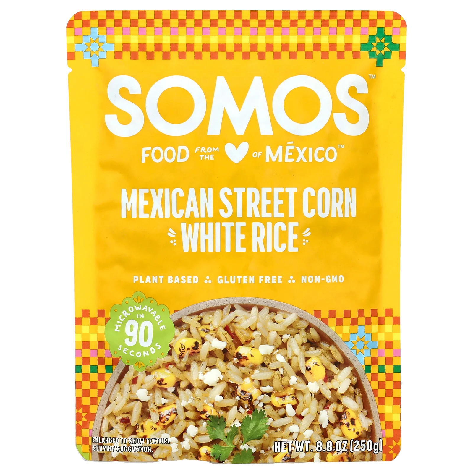 Белый рис с мексиканской кукурузой мягкий 88 унций 25 г 2190₽