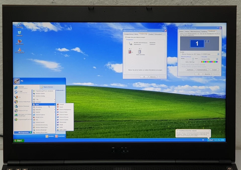 DELL PRECISION M4800 Windows XP +Windows7 Gamer i7 32GB 1TB Laptop AMD 2GB 15,6" - Bild 3 von 4