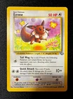 RED INK ERROR 1999 Pokemon EEVEE Jungle Set Non Holo MISPRINT Card 51/64 WotC MP