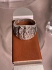 Vintage Sterling Silver Navy Ring