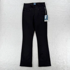 JAG Jeans Womens 6 Black Paley Boot Mid Rise Pull On 33 Inseam Stretch NWT