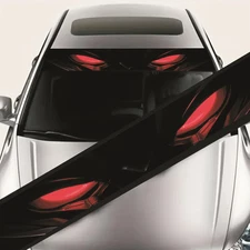 Cool Windshield Sticker Waterproof Sun Visor Unique Car Modification Decal