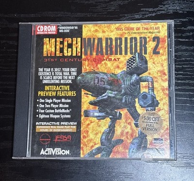 MechWarrior 2 Limited Edition Interactive Preview PC Game Rare Version - TESTED