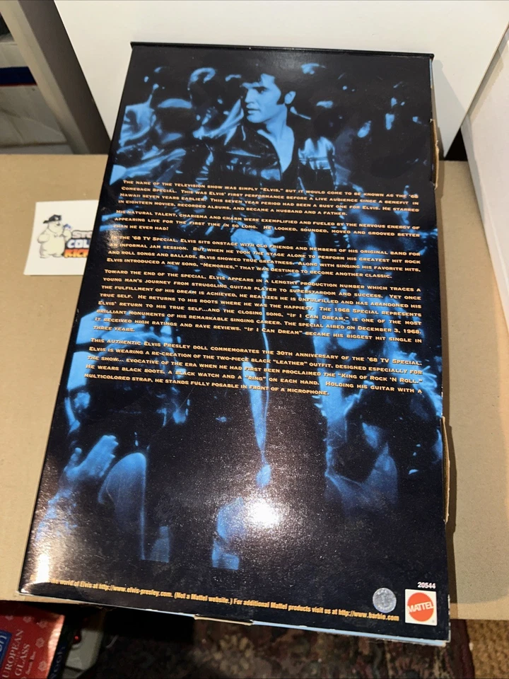 Elvis Presley Collection 30th Anniversary of '68 TV Special Doll 1998 New in Box - Image 4 of 4