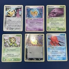 Lot de 6 REVERSE/HOLO cartes Pokémon FR -block EX- Etat variable (D04)