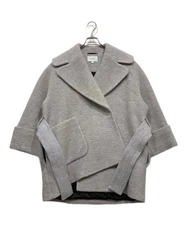 CARVEN                    Wool designer coat gray 1001M29
