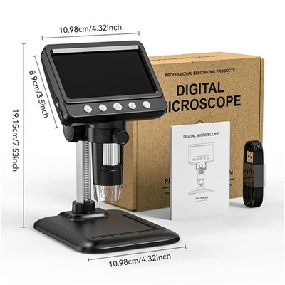 H369 50-1000X Digital Zooming Electron Microscope 2MP 4.3'' IPS HD #sz