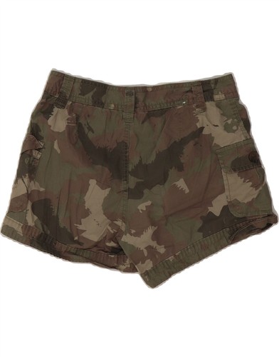 GAP Womens Cargo Shorts US 2 XS W28 Khaki Camouflage Cotton DV05 - Picture 2 of 3