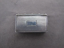 Antique Victorian English sterling silver book Vinaigrette