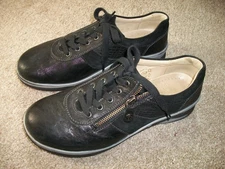 FIDELIO HALLUX HALEY SIZE 7.5 EU, 10 U.S. ZIP UP COMFORT SHOES! FREE SHIPPING!