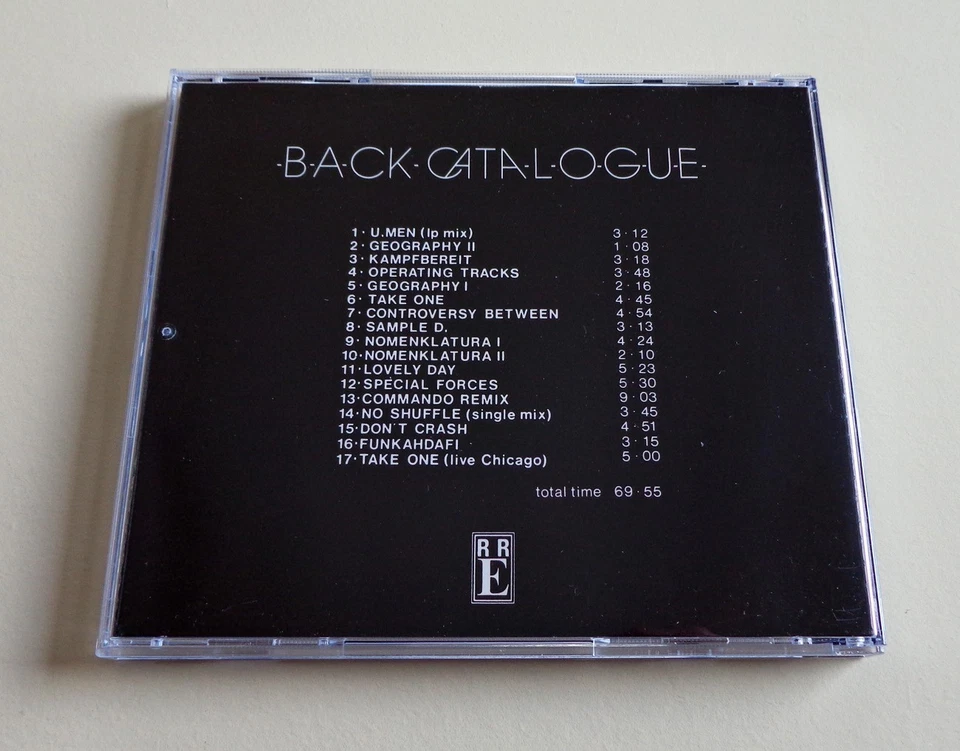 Front 242 - Backcatalogue CD (Erstauflage 1987) Red Rhino RRE CD4 Back Catalogue - Bild 2 von 4