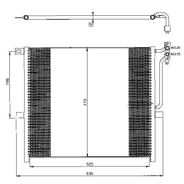 CONDENSER AIR CONDITIONING 35468 FOR BMW X3/SAV/E83 N46B20B 2.0L 4cyl X3 SAV E83 - Image 6