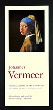 1995 Johannes Vermeer Exhibit National Gallery of Art Washington DC Brochure