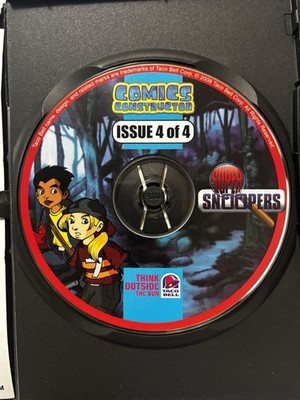 2008 Taco Bell Super Snoopers Issue #4 PC CD Comics Constructor CD-ROM Promo HTF