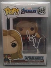 Brie Larson Captain Marvel Signed Autographed Funko Pop #459 COA #GV904545 AUTO