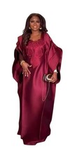 African Traditional Embroidery Gown For Woman One Size Dress