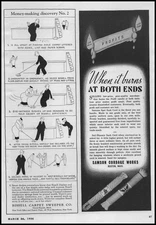 1936 Bissell Carpet Sweeper Co. Grand Rapids Michigan Vacuum Cartoon Print Ad