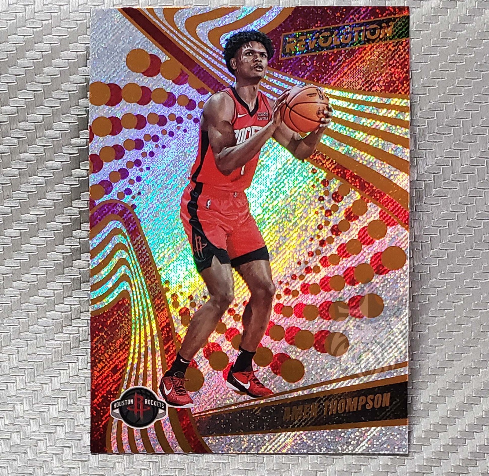 Amen Thompson RC 📈 2023-24 Revolution Rookie Holofoil #101 Houston Rockets