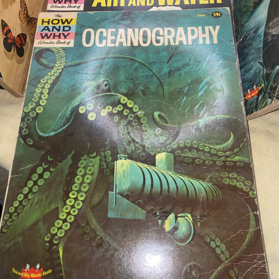 8 The How And Why Wonder Books Dinosaurs Mammals Our Earth Oceanography Insects - Image 3 of 4