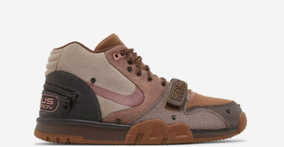 Sz 5.5 - Nike x Travis Scott Air Trainer 1 SP 'Chocolate' DR7515-200
