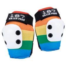 187 Killer Pads - Rainbow Slim Elbow Pads - Sold In Pairs