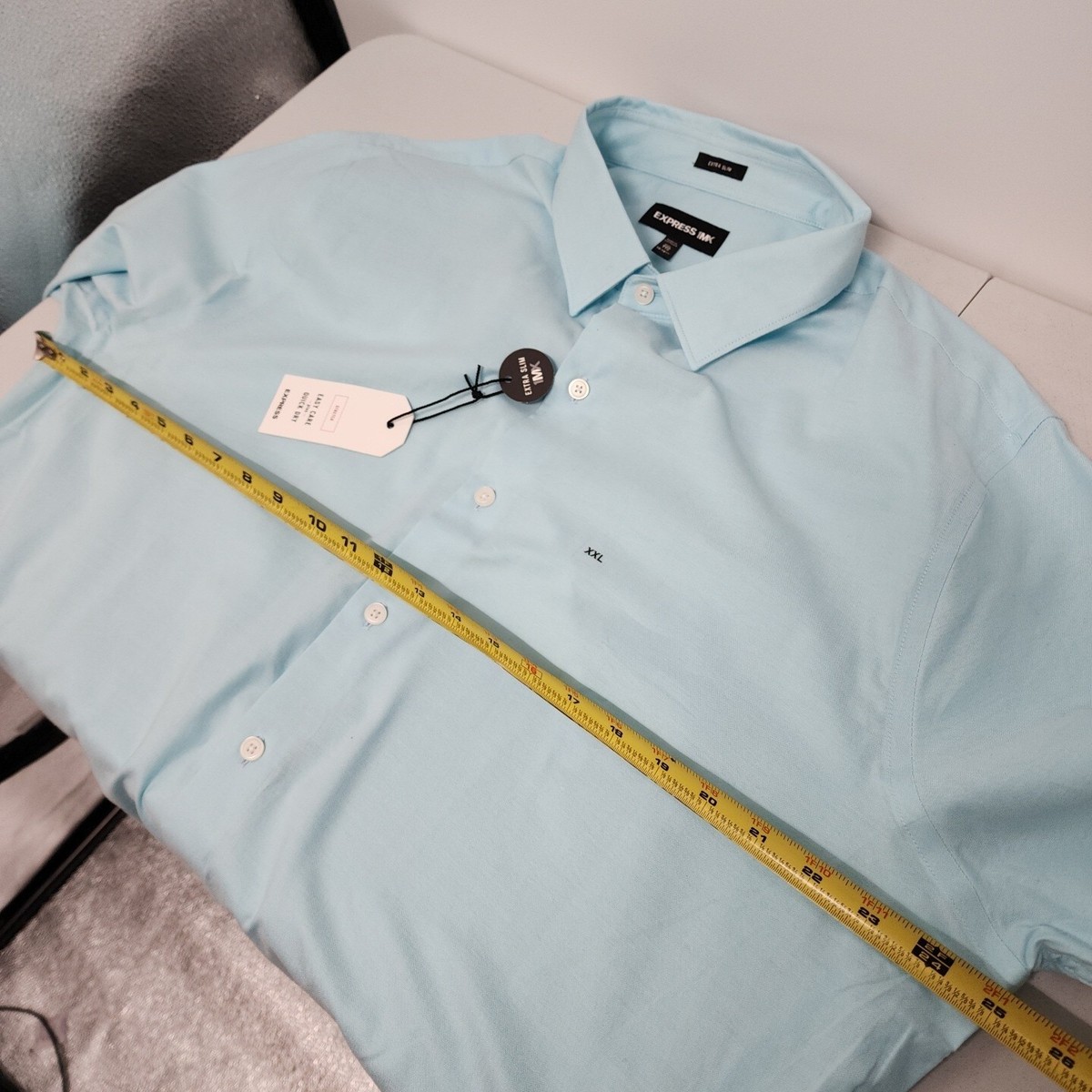 Mens Turquoise Dress Shirt Slim Fit - turquoise ~ Light Blue Stage Party Color Men's Dress Shirt